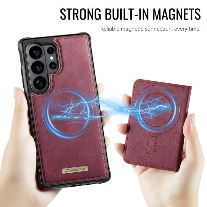 Caseme - CaseMe Mobilskal för Samsung Galaxy S26 Ultra Magnetiskt PC + TPU - Röd