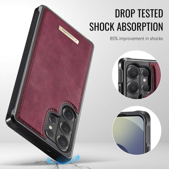 Caseme - CaseMe Mobilskal för Samsung Galaxy S26 Ultra Magnetiskt PC + TPU - Röd