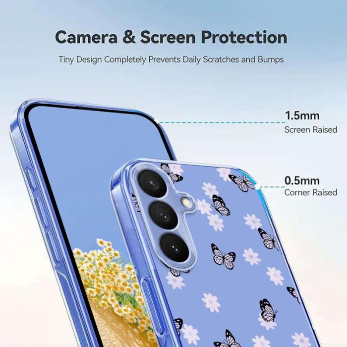 OEM - Mobilskal för Samsung Galaxy S26 Plus TPU - Fjärilar