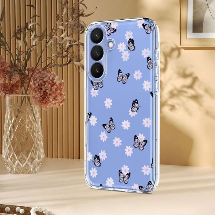OEM - Mobilskal för Samsung Galaxy S26 Plus TPU - Fjärilar