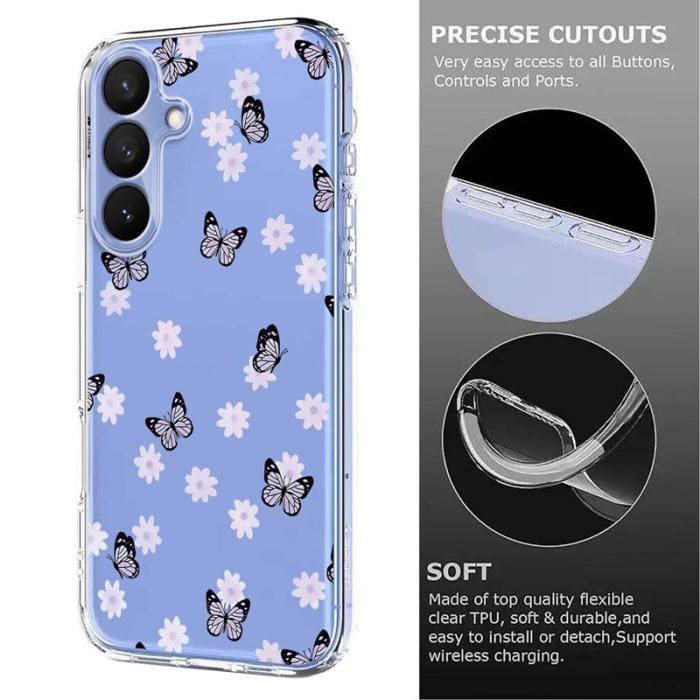 OEM - Mobilskal för Samsung Galaxy S26 Plus TPU - Fjärilar