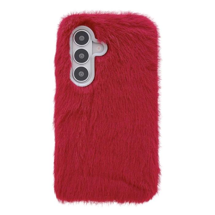OEM - Mobilskal för Samsung Galaxy S26 Plus TPU Fuzzy Fur - Röd