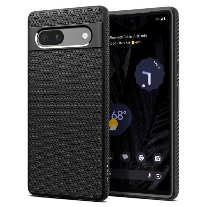 UTGATT - Spigen Google Pixel 7A Mobilskal Liquid Air - Matte Svart