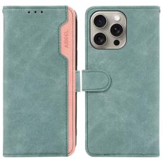 ABEEL - ABEEL Pl&aring;nboksfodral Konstl&auml;der f&ouml;r iPhone 12 Pro Max 6.7 tum - Bl&aring;