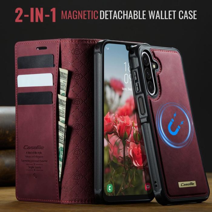 Caseme - CASEME C49 Magnetiskt Fodral för Samsung Galaxy A17 5G - Röd