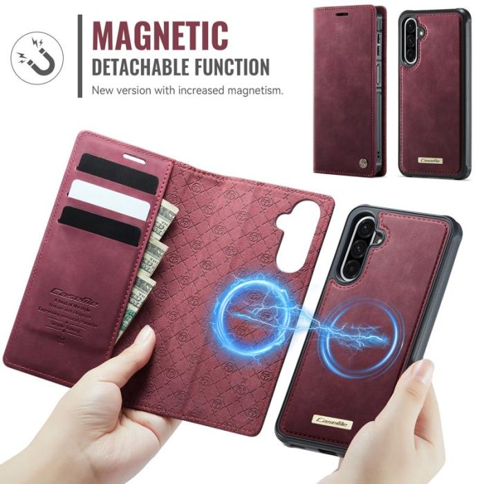 Caseme - CASEME C49 Magnetiskt Fodral för Samsung Galaxy A17 5G - Röd