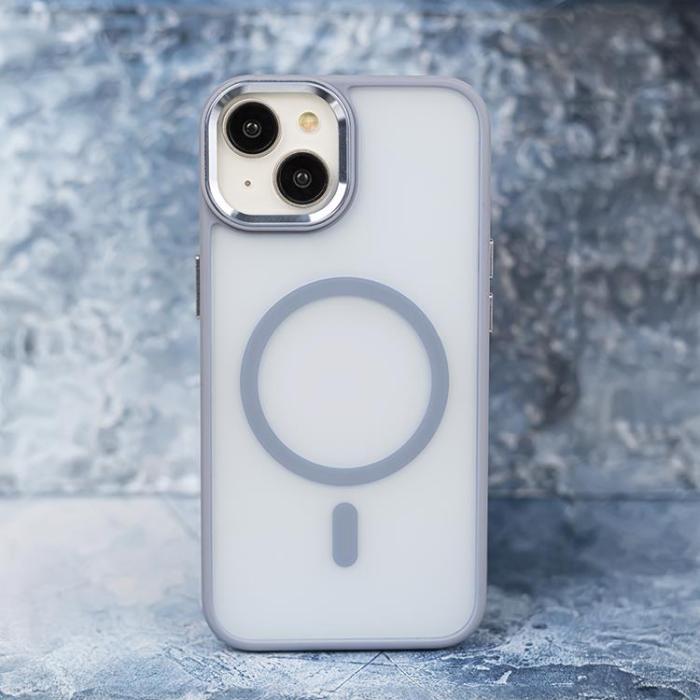 OEM - iPhone 12/12 Pro Mobilskal MagSafe Frozen - Ljusblå