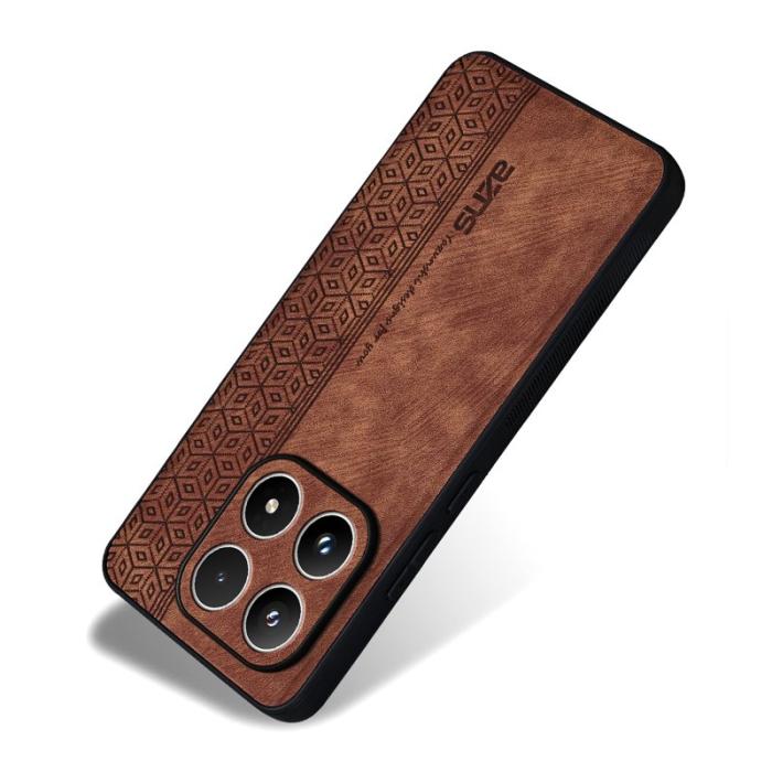 AZNS - AZNS Xiaomi 17 Fodral Skyddande KonstLäder TPU - Brun
