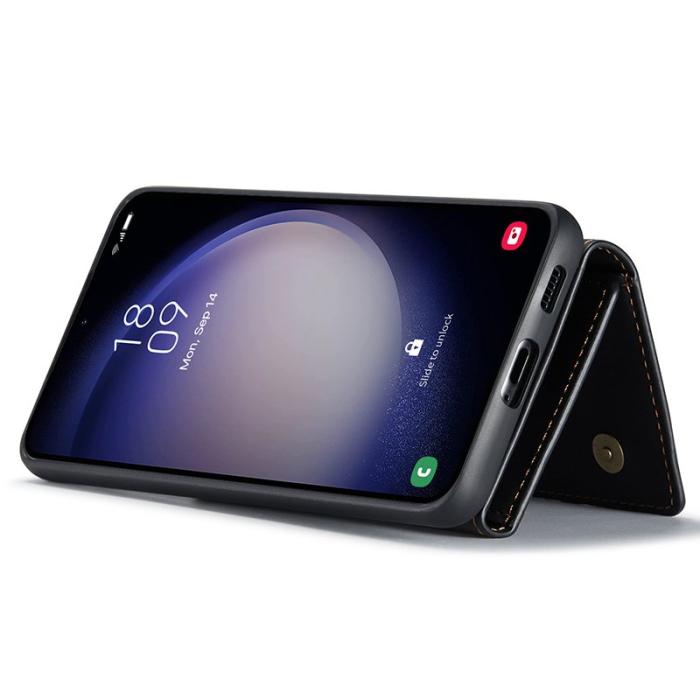 DG.MING - DG.MING Samsung Galaxy S23 FE Konstläder Plånboksfodral Svart