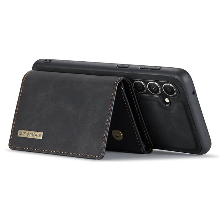 DG.MING - DG.MING Samsung Galaxy S23 FE Konstläder Plånboksfodral Svart