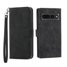 DIERFENG - DIERFENG DF-03 Pl&aring;nboksfodral f&ouml;r Google Pixel 7 Pro - Konstl&auml;der - Svart