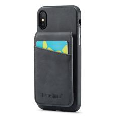 FIERRE SHANN - FIERRE SHANN iPhone XS Max Fodral KonstL&auml;der - Svart