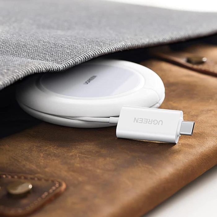 Ugreen - Ugreen Trådlös laddare Magsafe 15W - Vit
