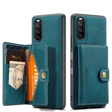 JEEHOOD - JEEHOOD Mobilskal till Sony Xperia 10 III 2-in-1 med Magnetisk L&aring;s Gr&ouml;n