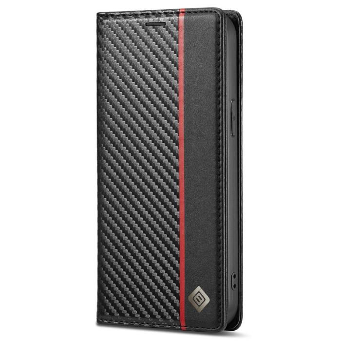LC.imeeke - LC.IMEEKE iPhone 14 Plus Plånboksfodral Konstläder - Vertikal Rand