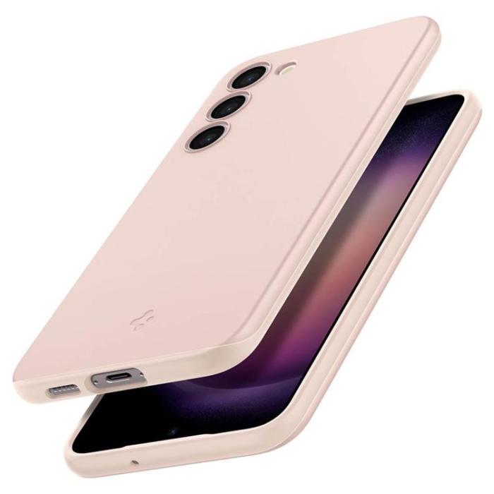 UTGATT1 - Spigen Galaxy S23 Mobilskal Thin Fit - Sand Rosa