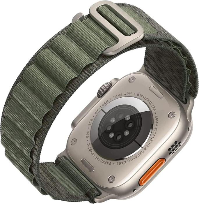 A-One Brand - Apple Watch Ultra/SE/8/7/6/5/4 Band (49/45/44mm) Loop - Grön