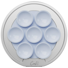 TELESIN - UNIQ Magsafe Mobilh&aring;llare Coehl Luna med Spegel Och Sugkopp - Bl&aring;