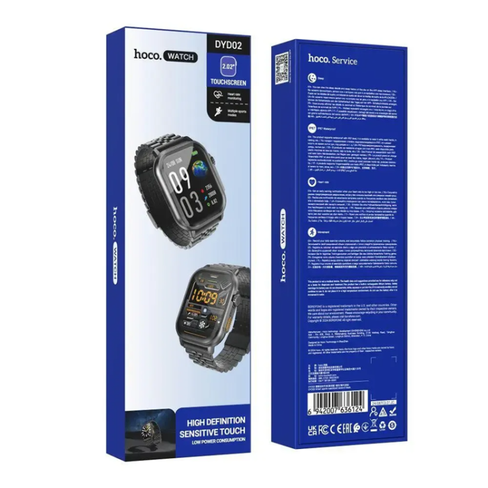 Hoco - Hoco Smartwatch DYD02 med Talk Function - Svart