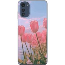 iSecrets - Mobilskal till Motorola Moto E32s med Rosa Tulpaner