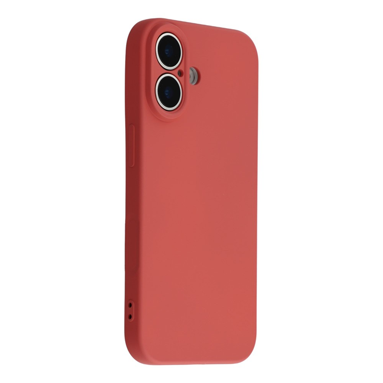 AMORUS iPhone 17 Mobilskal Precise Cutouts TPU Fiber - Hagthornsröd | 2353 | AlltMobil