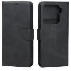 Marv - Marv Xiaomi 15 Plånboksfodral Läder - Svart