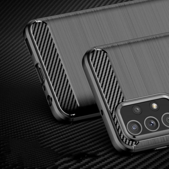 UTGATT1 - Carbon TPU Skal Galaxy M23 5G - Svart