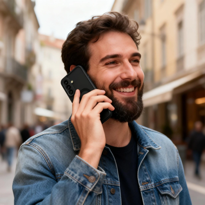 Ringke - Tech-Protect Mobilskal För Galaxy A57 5G Magsafe Magmat - Matte Svart