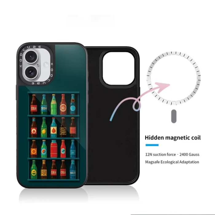 A-One Brand - iPhone 16 Mobilskal MagSafe Aluminium Silikon