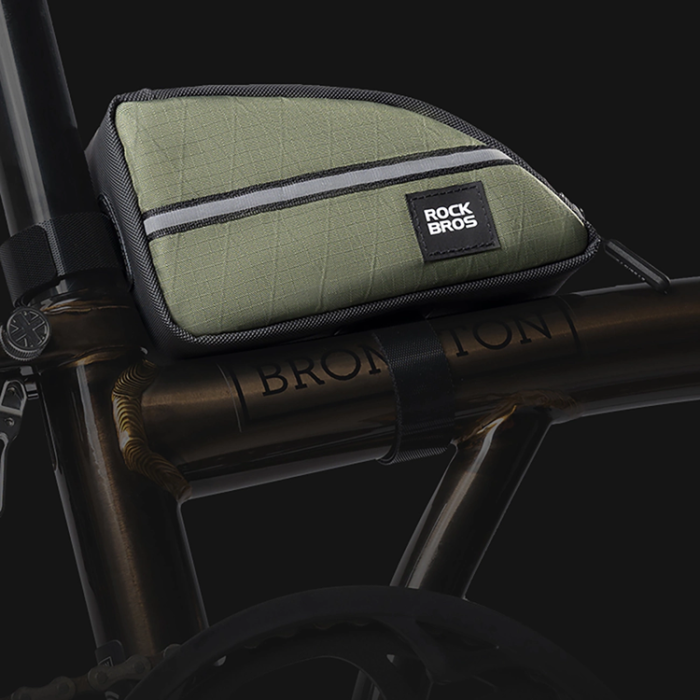 Rockbros - Rockbros Triangel Cykelramväska 0.8L - Brun