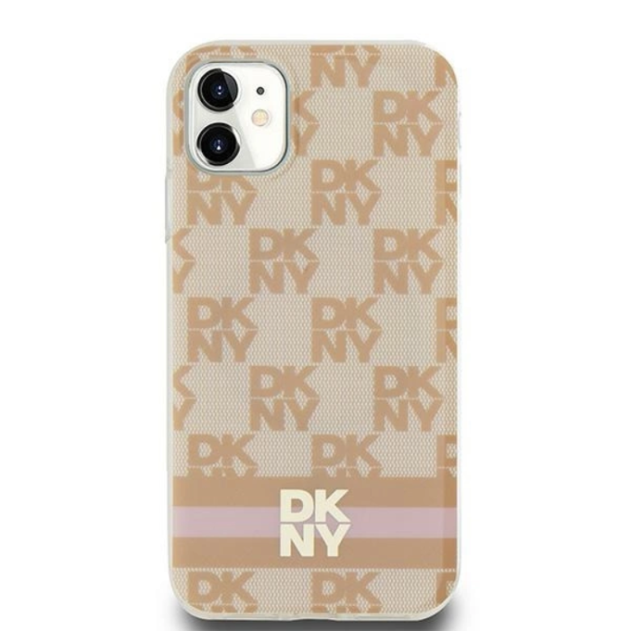 DKNY - DKNY iPhone 11/XR Mobilskal Magsafe IML Checkered Mono
