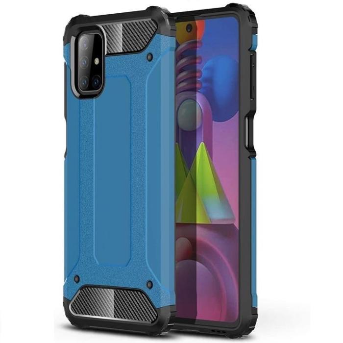 UTGATT1 - Hybrid Armor Skal Galaxy M51 - Blå