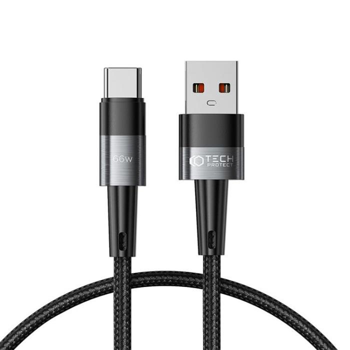 Tech-Protect - Tech-Protect USB-C till USB-A kabel Ultraboost 0.5m - Grå