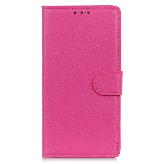 A-One Brand - Sony Xperia 1 VII Plånboksfodral Litchi Texture - Rosa