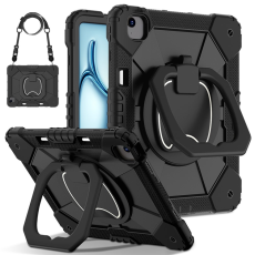 A-One Brand - iPad Air 13(2025/2024) Skal Kickstand - Svart/Svart
