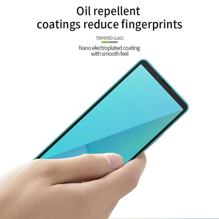 Mofi - Mofi Sony Xperia 10 VII Härdat Glas Skärmskydd Full Glue - Svart