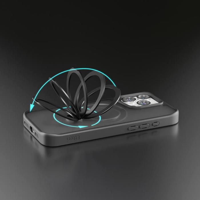 Etteri - Etteri iPhone 16 Pro Max Mobilskal MagSafe Matt Ring - Svart