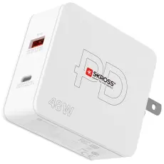 SKROSS - SKROSS Multipower 2 Pro Plus Laddare US 1xUSB-C PD 1xUSB-A 48W