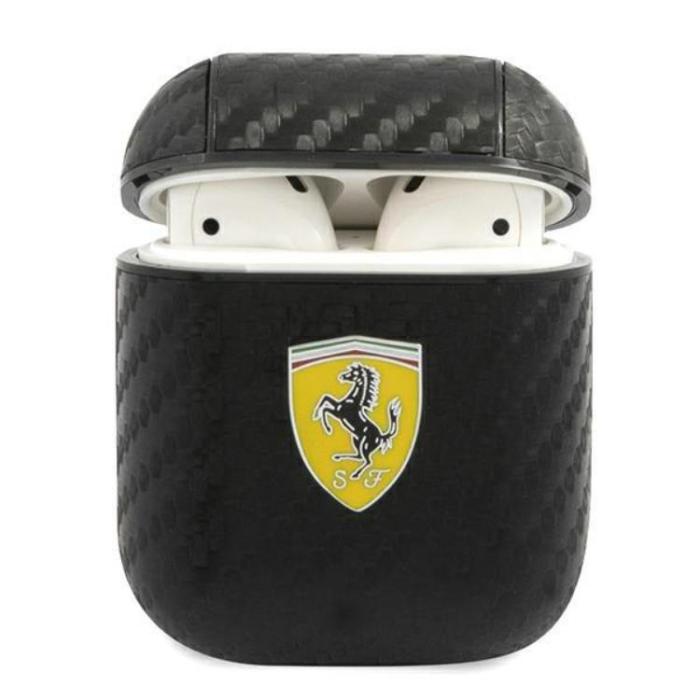 UTGATT5 - Ferrari AirPods Skal On Track PU Carbon - Svart