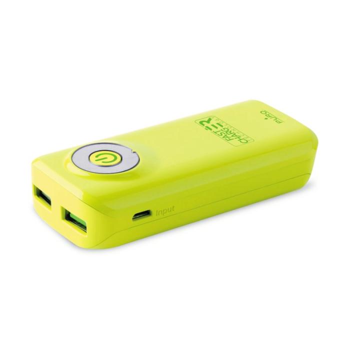 UTGATT5 - Puro Universal Fast Charger Power Bank, 4000 mAh, limegrön