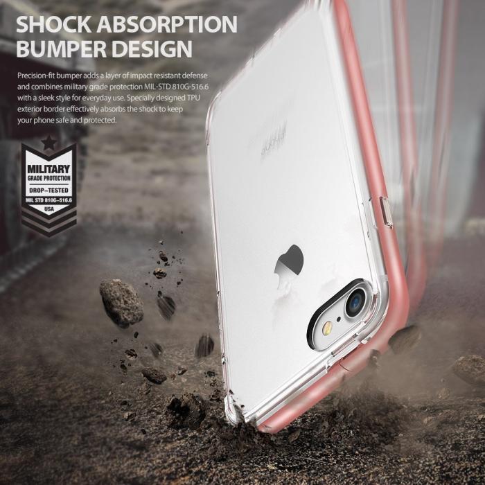 Rearth - Ringke Frame Skal till Apple iPhone 7/8/SE 2020 - Gold