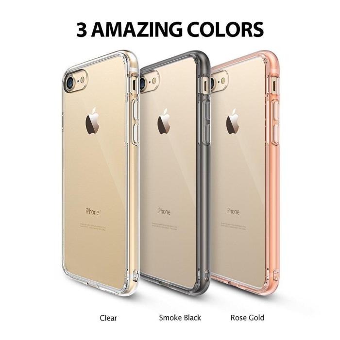 UTGATT5 - Ringke Fusion Shock Absorption Skal till iPhone 7/8/SE 2020 - Ink Svart