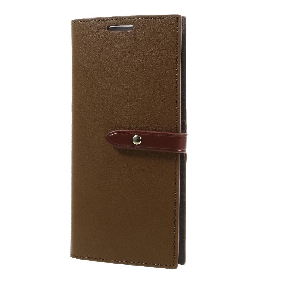 Mercury Romance Plånboksfodral till Samsung Galaxy S7 Edge - Brun | 2353 | AlltMobil