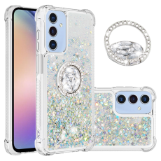 A-One Brand - Galaxy A17/A26 Mobilskal Kickstand Quicksand TPU - Silver