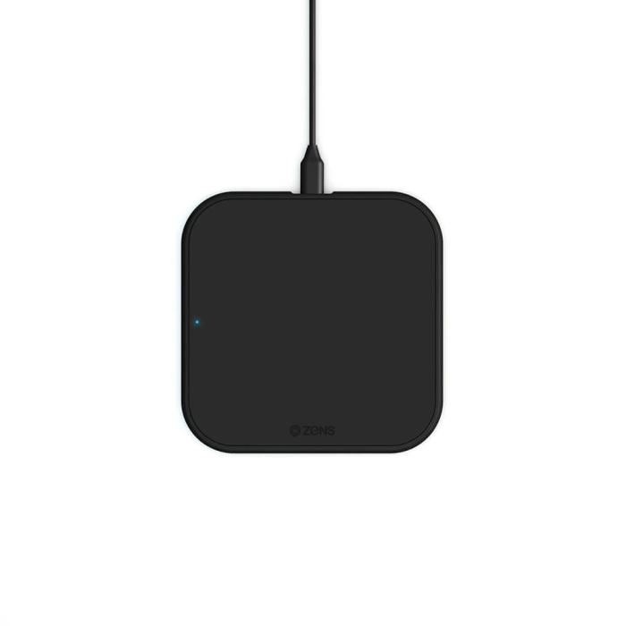 ZENS - ZENS Essential Single Laddare QI 10W Svart 5mm Slim