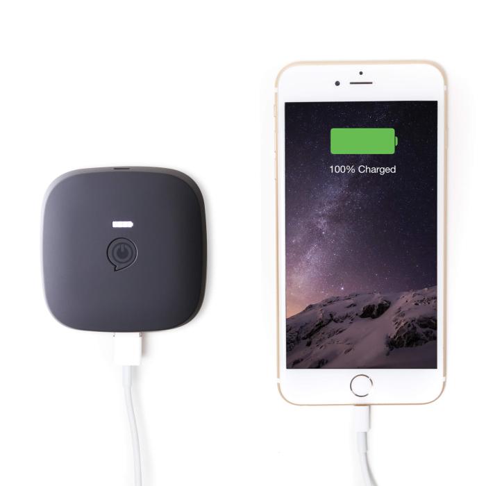 UTGATT - ZENS Powerbank QI Trådlös 5200 mAh Laddas upp Trådlöst Svart