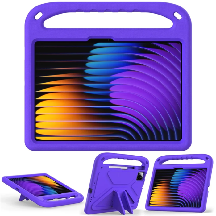 A-One Brand - Xiaomi Pad 7 Pro/Pad 7 Skal EVA Handgrepp Kickstand - Lila