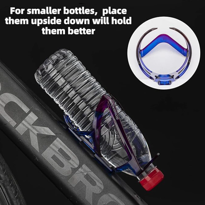 Rockbros - Rockbros Cykelhållare för vattenflaska - Blå och lila