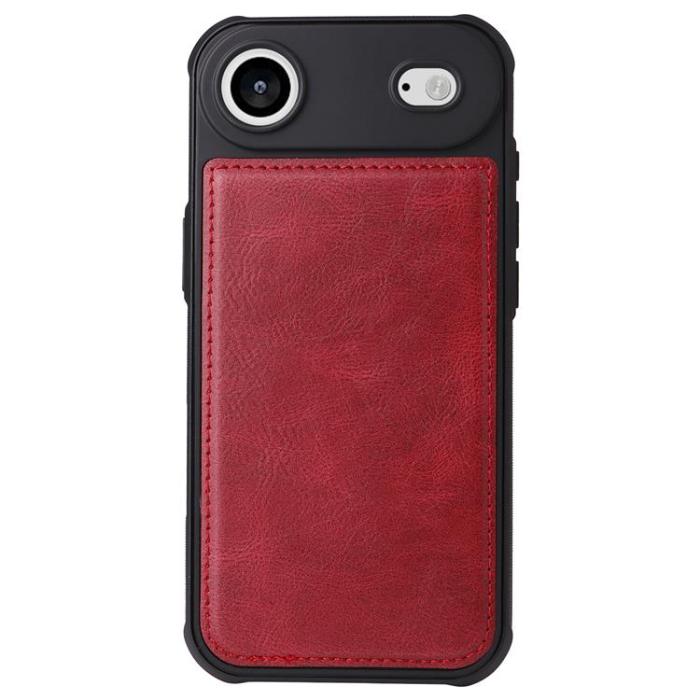 A-One Brand - iPhone Air Plånboksfodral Detachable korthållare - Röd