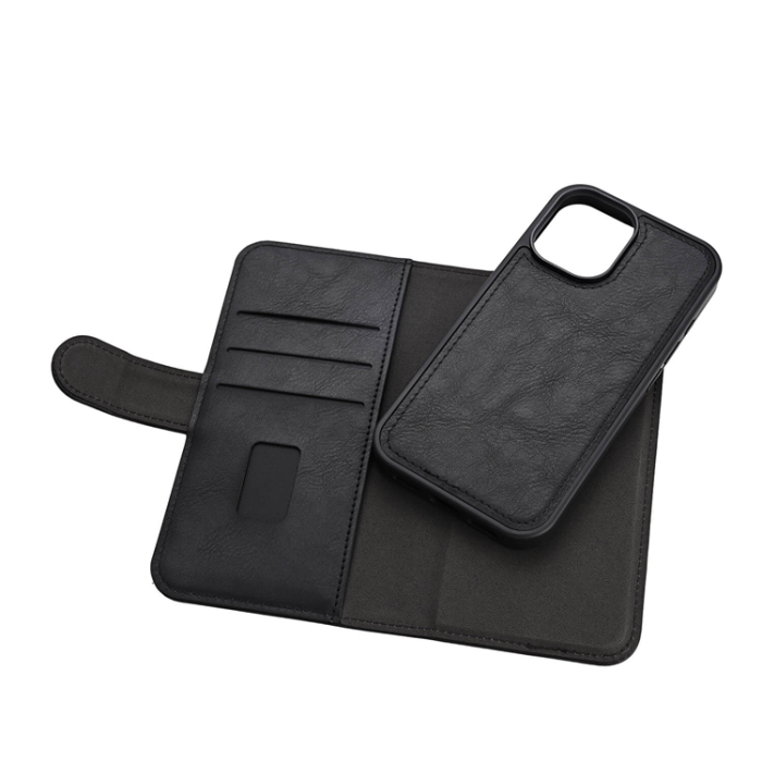 GEAR - GEAR iPhone 16 Plånboksfodral MagSafe 2-i-1 - Svart